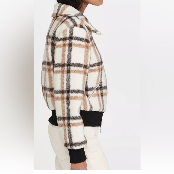 Jonathan Simkhai Pia Plaid Bomber Jacket NWOT - Picture 5 of 10